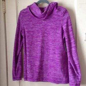 Athletic turtleneck fleece